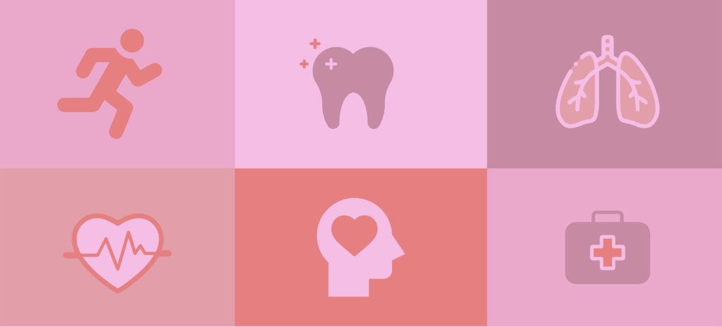 graphic showing overall health